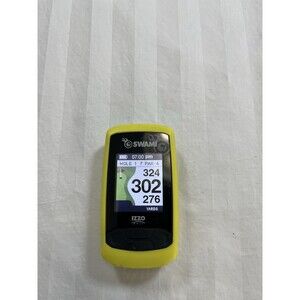 Izzo Swami 6000 Handheld Golf GPS Rangefinder Color Display 2.5-Inch, Yellow